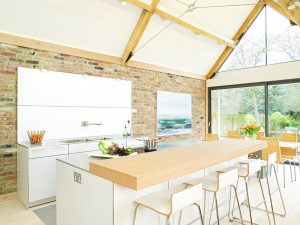 Glazed gable in Winchester kitchen extension