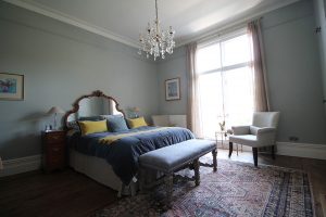 Bedroom in period house renovation in Hampshire